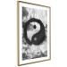 Poster Yin and Yang - black and white abstraction with the Chinese symbol of good and evil 116790 additionalThumb 6