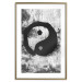 Poster Yin and Yang - black and white abstraction with the Chinese symbol of good and evil 116790 additionalThumb 14