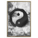 Poster Yin and Yang - black and white abstraction with the Chinese symbol of good and evil 116790 additionalThumb 16