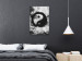 Poster Yin and Yang - black and white abstraction with the Chinese symbol of good and evil 116790 additionalThumb 17