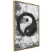 Poster Yin and Yang - black and white abstraction with the Chinese symbol of good and evil 116790 additionalThumb 12