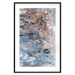Wall Poster Sienna Blue Marble - colorful abstraction with artistic spots and streaks 117790 additionalThumb 15