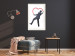 Wall Poster Elegant Graffiti Artist - heart and man in a suit in Banksy style 118690 additionalThumb 22