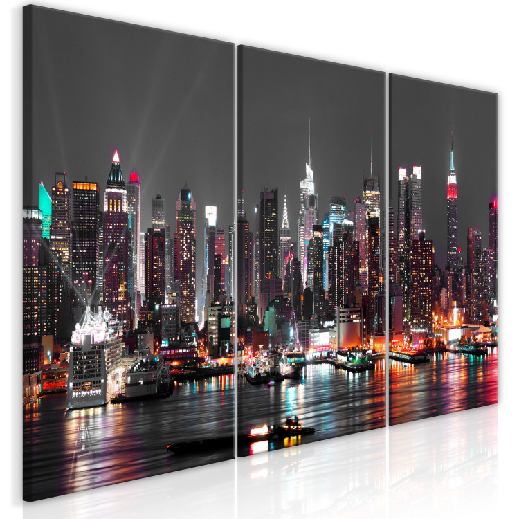 Canvas Print Insomnia in New York (3 Parts) 122190 additionalImage 2