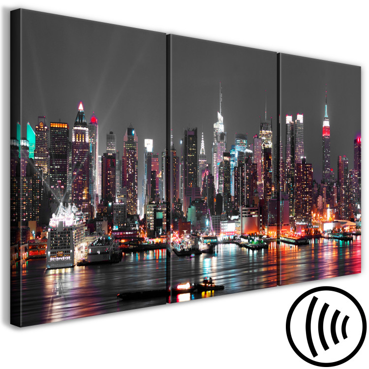 Canvas Print Insomnia in New York (3 Parts) 122190 additionalImage 6