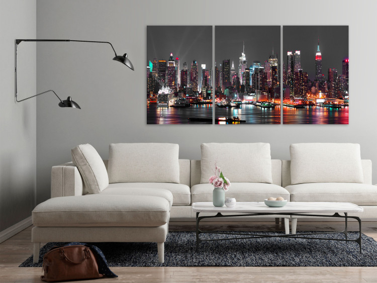 Canvas Print Insomnia in New York (3 Parts) 122190 additionalImage 3