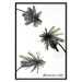 Wall Poster Carefree Moments - tropical palms and black inscriptions on a white background 122290 additionalThumb 24