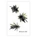 Wall Poster Carefree Moments - tropical palms and black inscriptions on a white background 122290 additionalThumb 19