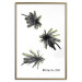 Wall Poster Carefree Moments - tropical palms and black inscriptions on a white background 122290 additionalThumb 14