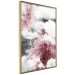 Wall Poster Flowers in the Clouds - pink flowers amidst clouds against the backdrop of a city map 122790 additionalThumb 12