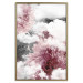 Wall Poster Flowers in the Clouds - pink flowers amidst clouds against the backdrop of a city map 122790 additionalThumb 16