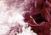 Wall Poster Flowers in the Clouds - pink flowers amidst clouds against the backdrop of a city map 122790 additionalThumb 8