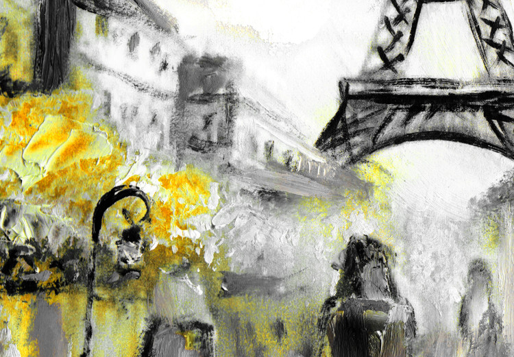 Canvas Art Print Colourful Rendez-Vous (1 Part) Wide Yellow 123090 additionalImage 4