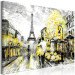 Canvas Art Print Colourful Rendez-Vous (1 Part) Wide Yellow 123090 additionalThumb 2