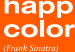 Poster The Happiest Colour - quote and orange fruit on orange background 123590 additionalThumb 9