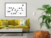 Wall Poster Bird Family - black and white birds sitting on wires on a white background 125090 additionalThumb 4