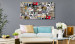 Large canvas print Art of Collage: Banksy II [Large Format] 125690 additionalThumb 6