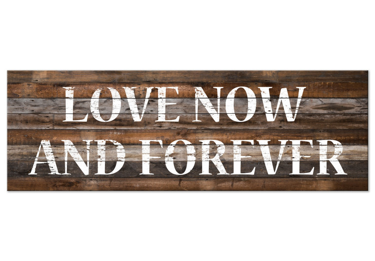 Canvas Art Print Love Now and Forever (1 Part) Narrow 125890