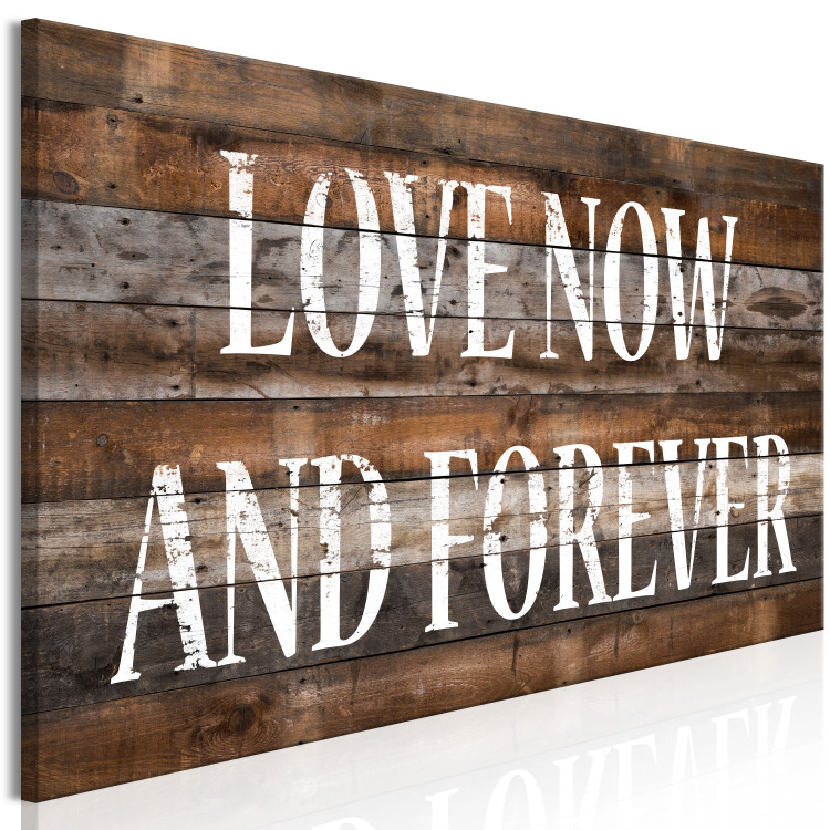 Canvas Art Print Love Now and Forever (1 Part) Narrow 125890 additionalImage 2