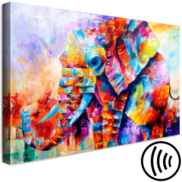Canvas Art Print African Colours (1 Part) Wide 127090 additionalImage 6