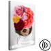 Canvas Print Peonies and roses covering a woman's face - an abstract portrait 127790 additionalThumb 6