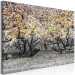 Canvas Print Blooming Magnolias - magnolia trees with flowers in shades of orange 128790 additionalThumb 2