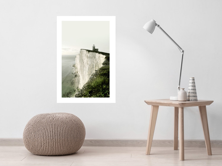Poster On the Edge - landscape of a gigantic cliff with a lighthouse on top 130290 additionalImage 3