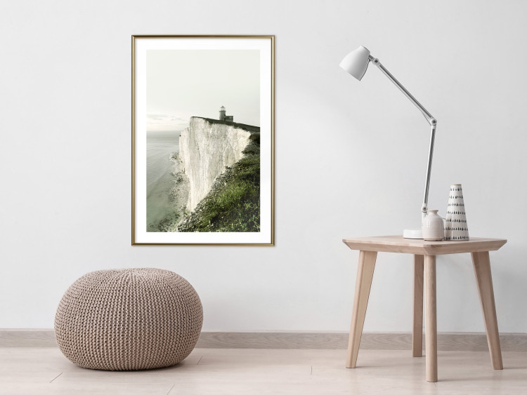Poster On the Edge - landscape of a gigantic cliff with a lighthouse on top 130290 additionalImage 13