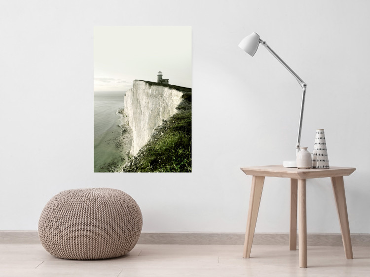 Poster On the Edge - landscape of a gigantic cliff with a lighthouse on top 130290 additionalImage 2