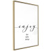 Wall Poster Enjoy the Little Things - black English text on a white background 130790 additionalThumb 12