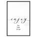 Wall Poster Enjoy the Little Things - black English text on a white background 130790 additionalThumb 16