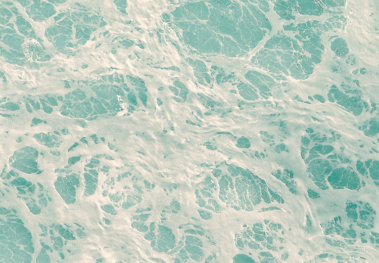 Canvas Joyful Dance (1-piece) Vertical - wave landscape on turquoise water 135290 additionalImage 5