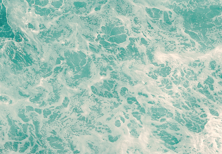 Canvas Joyful Dance (1-piece) Vertical - wave landscape on turquoise water 135290 additionalImage 4