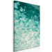 Canvas Joyful Dance (1-piece) Vertical - wave landscape on turquoise water 135290 additionalThumb 2