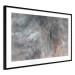Poster Gray Feather - abstract composition of feathers on a concrete texture 135790 additionalThumb 25
