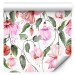 Modern Wallpaper Fuchsia - Decorative and Blooming Flowers in Warm Colors of Nature 146290 additionalThumb 6