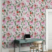 Modern Wallpaper Fuchsia - Decorative and Blooming Flowers in Warm Colors of Nature 146290 additionalThumb 5