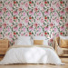 Modern Wallpaper Fuchsia - Decorative and Blooming Flowers in Warm Colors of Nature 146290 additionalThumb 4