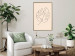 Poster Linear Monstera - Minimalist Delicate Leaf on a Beige Background 146390 additionalThumb 17