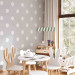 Wall Mural Joyful Dots - Geometric Shapes in White on a Solid Background 60790 additionalThumb 5