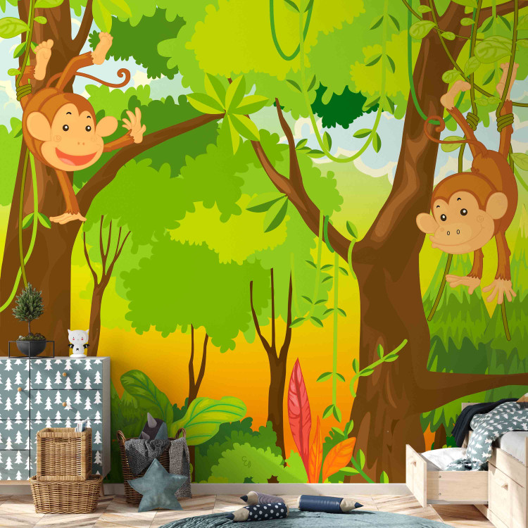 Wall Mural Jungle - monkeys 61190 additionalImage 4