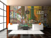 Wall Mural Comic about New York - Colorful Architecture with Yellow Taxis 61490