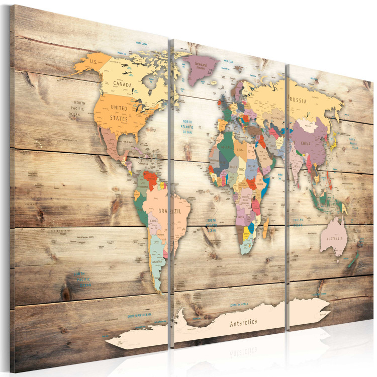 Canvas Print Map of Dreams 91090 additionalImage 2