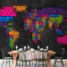 Wall Mural World map - outline of the continents with Italian names in the shape of countries 97090 additionalThumb 6