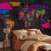 Wall Mural World map - outline of the continents with Italian names in the shape of countries 97090 additionalThumb 2