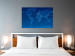 Canvas Art Print World Map: World Connection - Continents with English Inscriptions 97490 additionalThumb 3