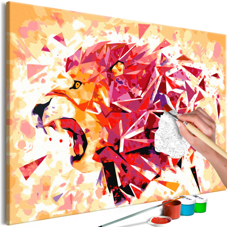 Paint by number Abstract Lion 108001 additionalImage 3