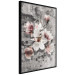 Poster Magnolias - composition with a textured surface with light pink flowers 115201 additionalThumb 12