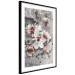 Poster Magnolias - composition with a textured surface with light pink flowers 115201 additionalThumb 11