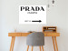 Wall Poster Prada Marfa - black and white simple composition with texts and an arrow 116801 additionalThumb 23